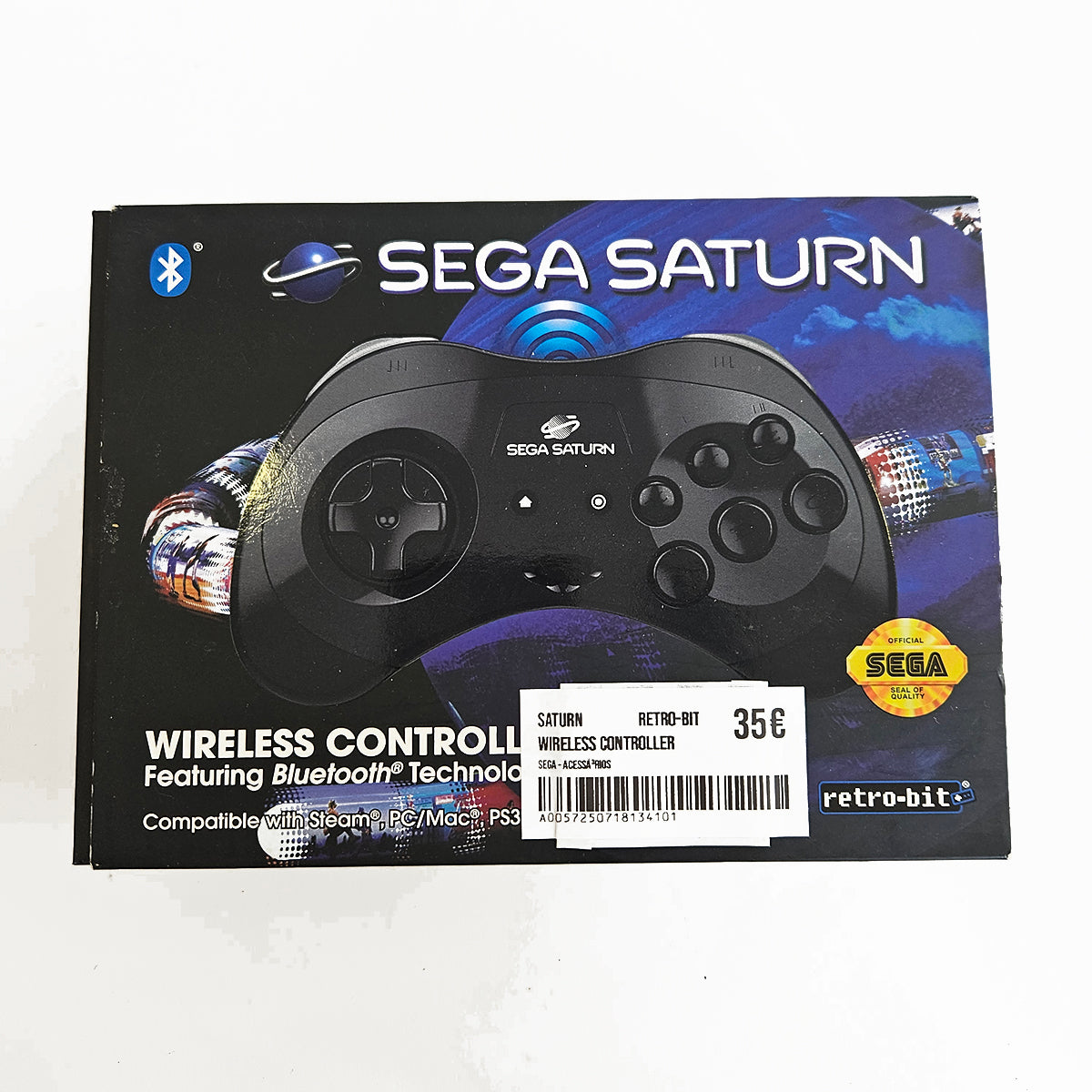 Saturn Retro-Bit Wireless Controller