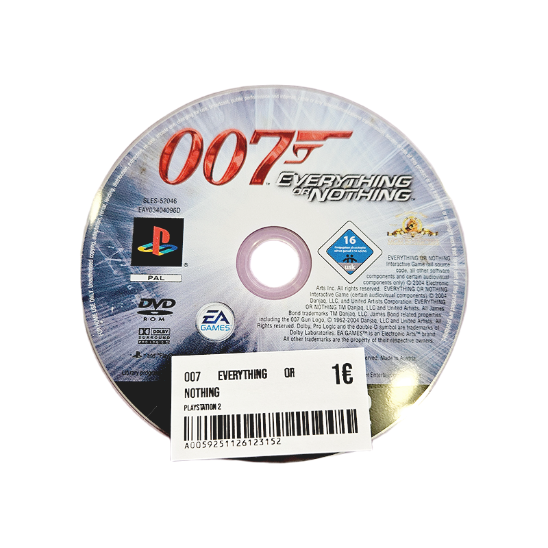 007 Everything or Nothing