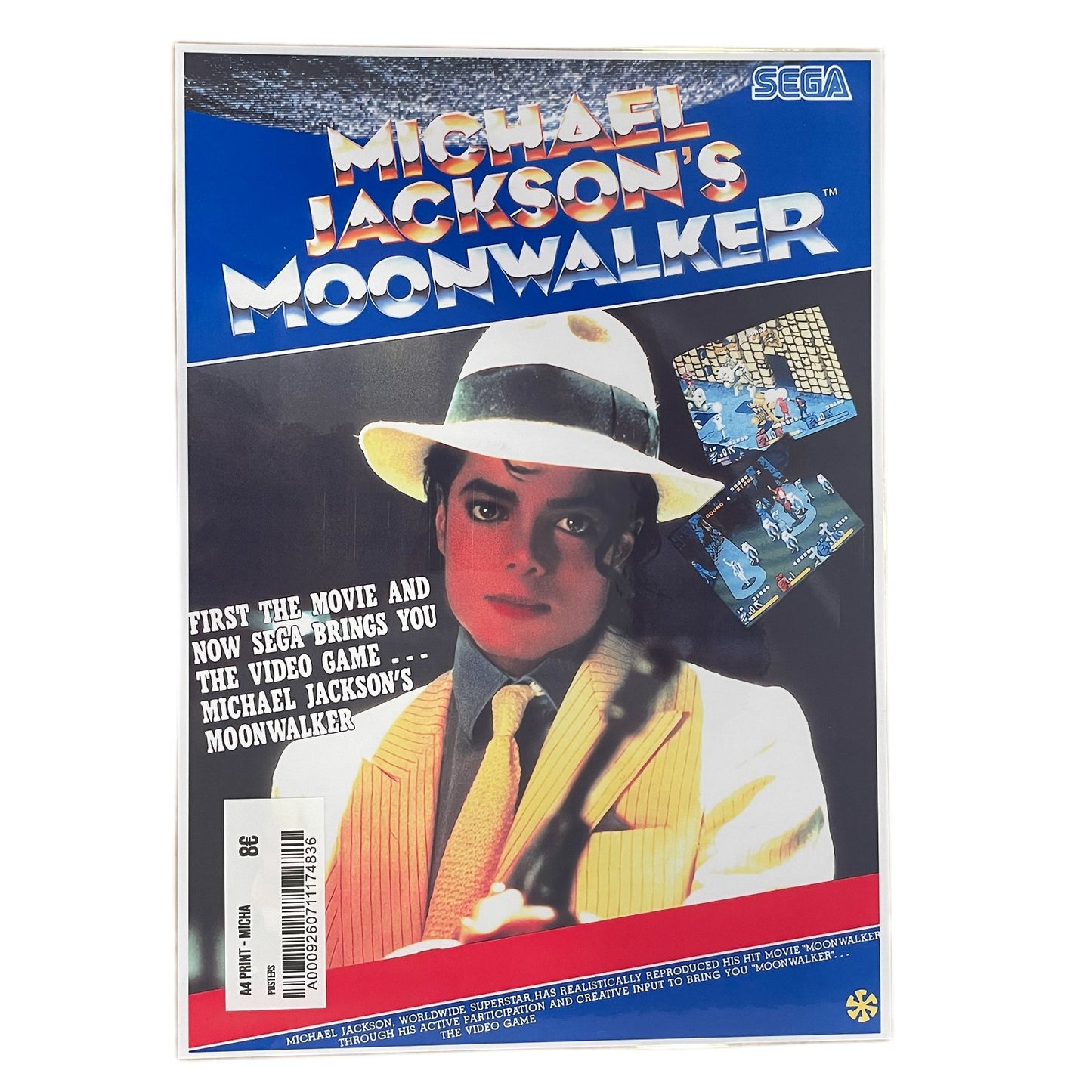 A4 Print - Michael Jackson's Moonwalker