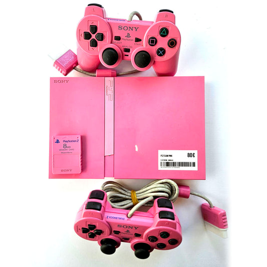 PS2 Slim Pink *VALIDAR CONDIÇÃO*