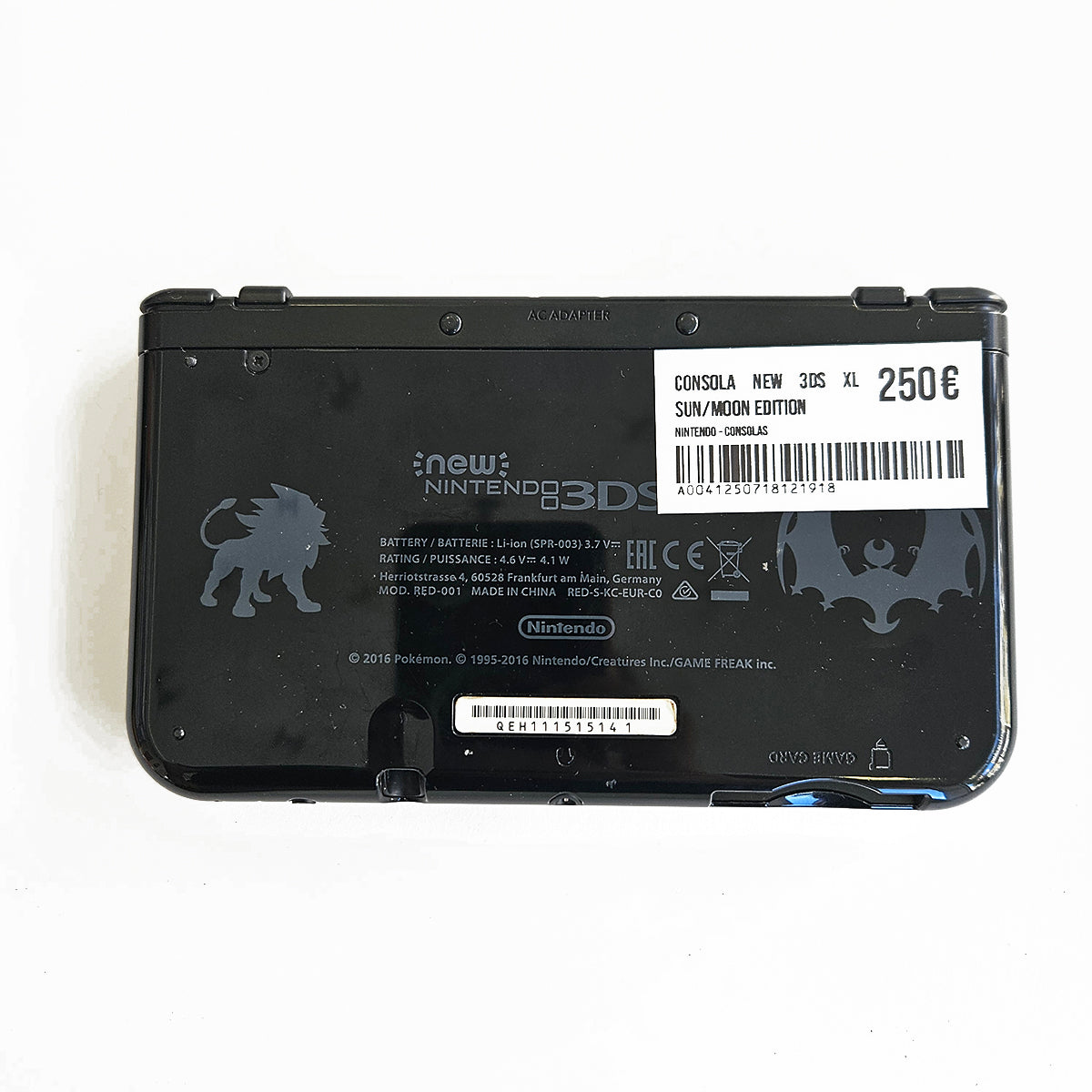 Consola New 3DS XL Sun/Moon Edition