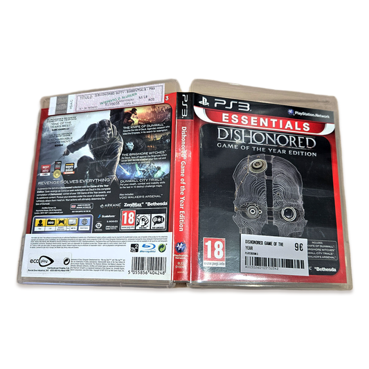 Dishonored Game of the Year