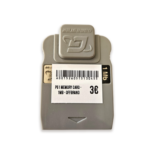 PS1 Memory card - 1MB - Offbrand