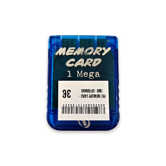 PS1 Memory card - 1MB - Offbrand