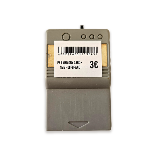 PS1 Memory card - 1MB - Offbrand