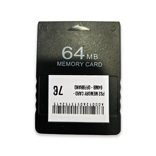 PS2 Memory card - 64MB - Offbrand