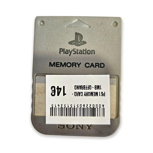 PS1 Memory card - 1MB - Offbrand