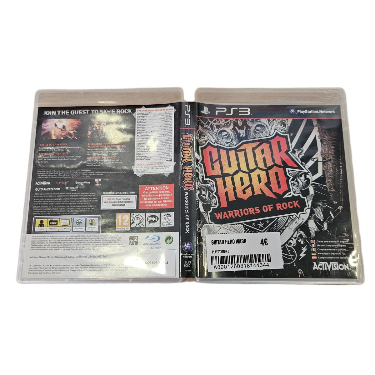 Guitar Hero Warriors of Rock
