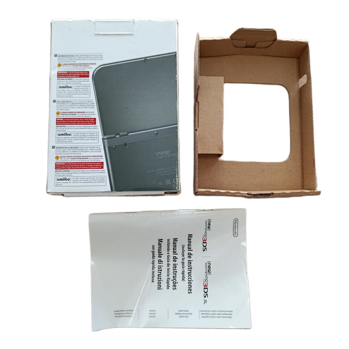 Caixa Nintendo 3DS XL Grey *SEM CONSOLA**