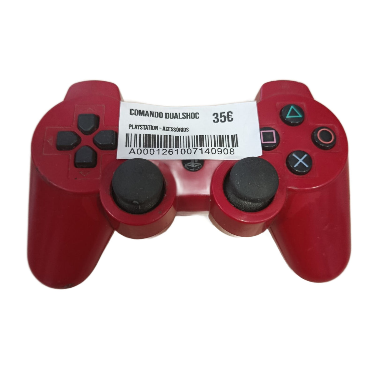 Comando Dualshock 3 Vermelho