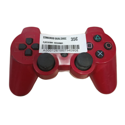 Comando Dualshock 3 Vermelho