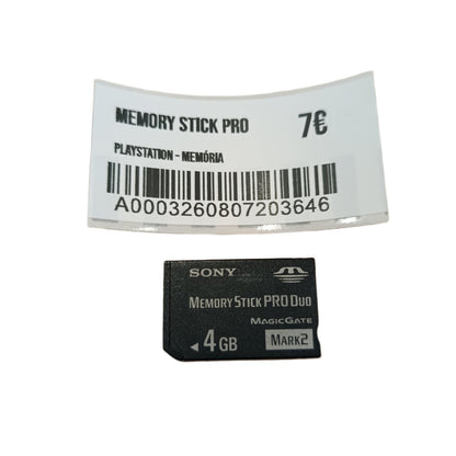 Memory Stick Pro Duo 4Gb