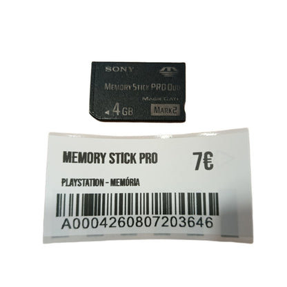 Memory Stick Pro Duo 4Gb
