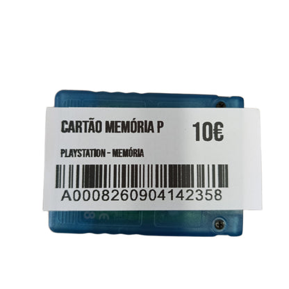 Cartão Memória PS2 Azul