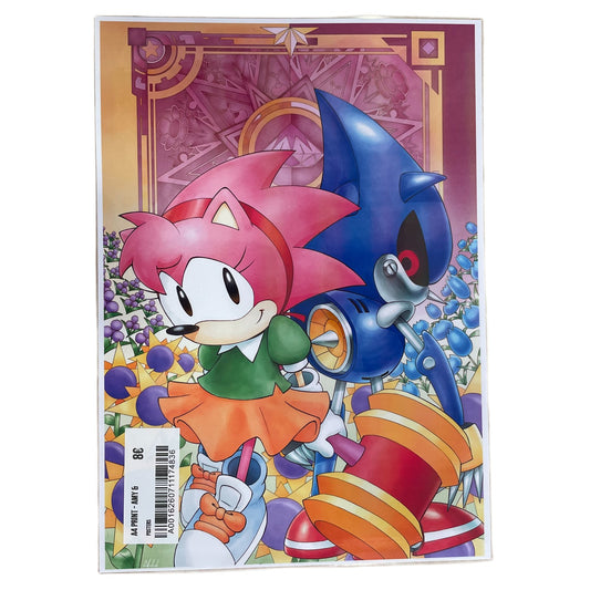 A4 Print - Amy & Metal Sonic