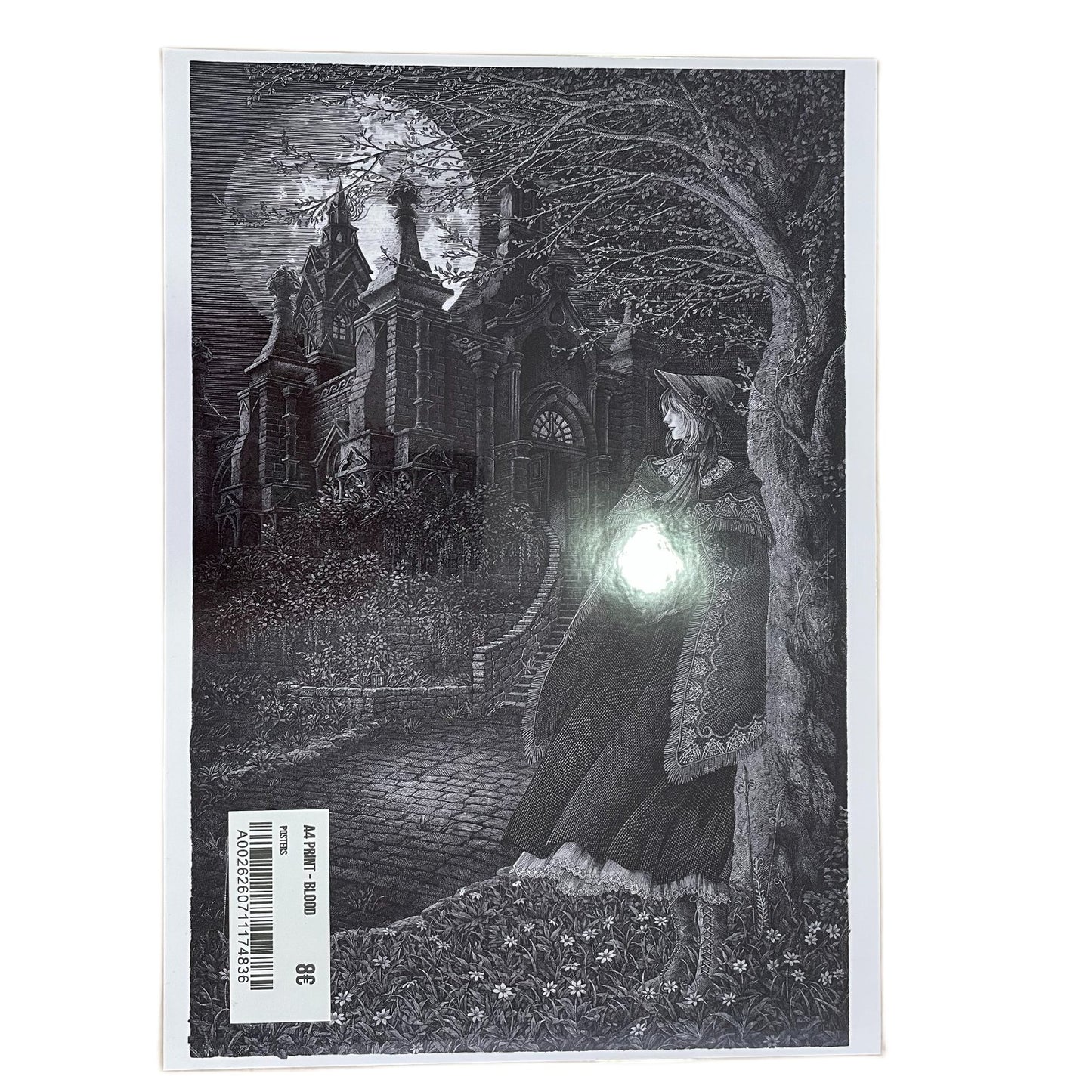 A4 Print - Bloodborne Maiden in Black