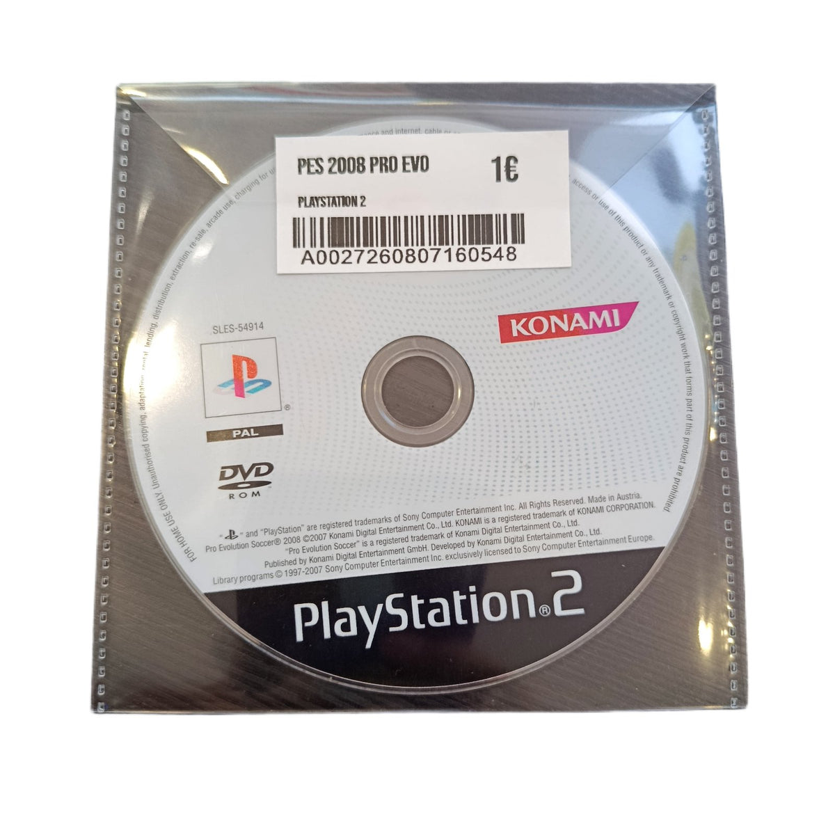 PES 2008 Pro Evolution Soccer