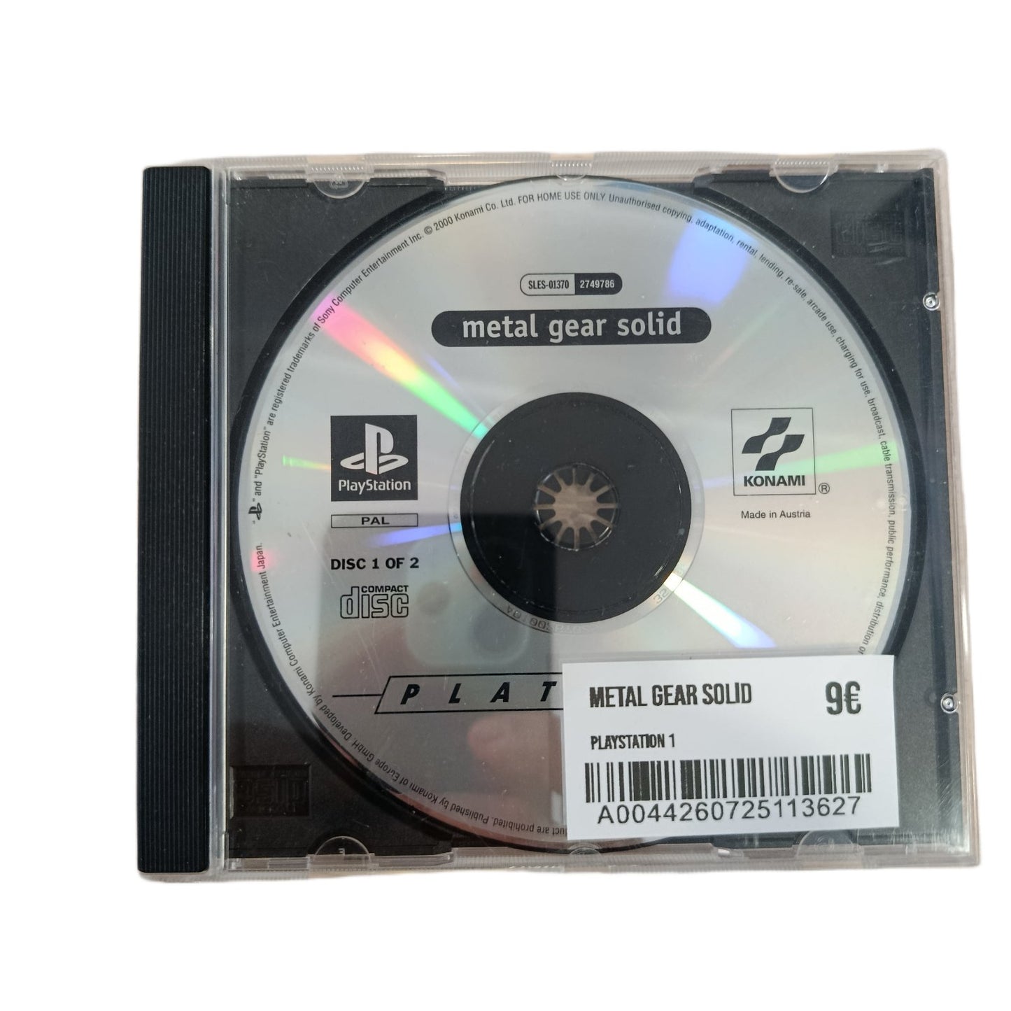 Metal Gear Solid CD1