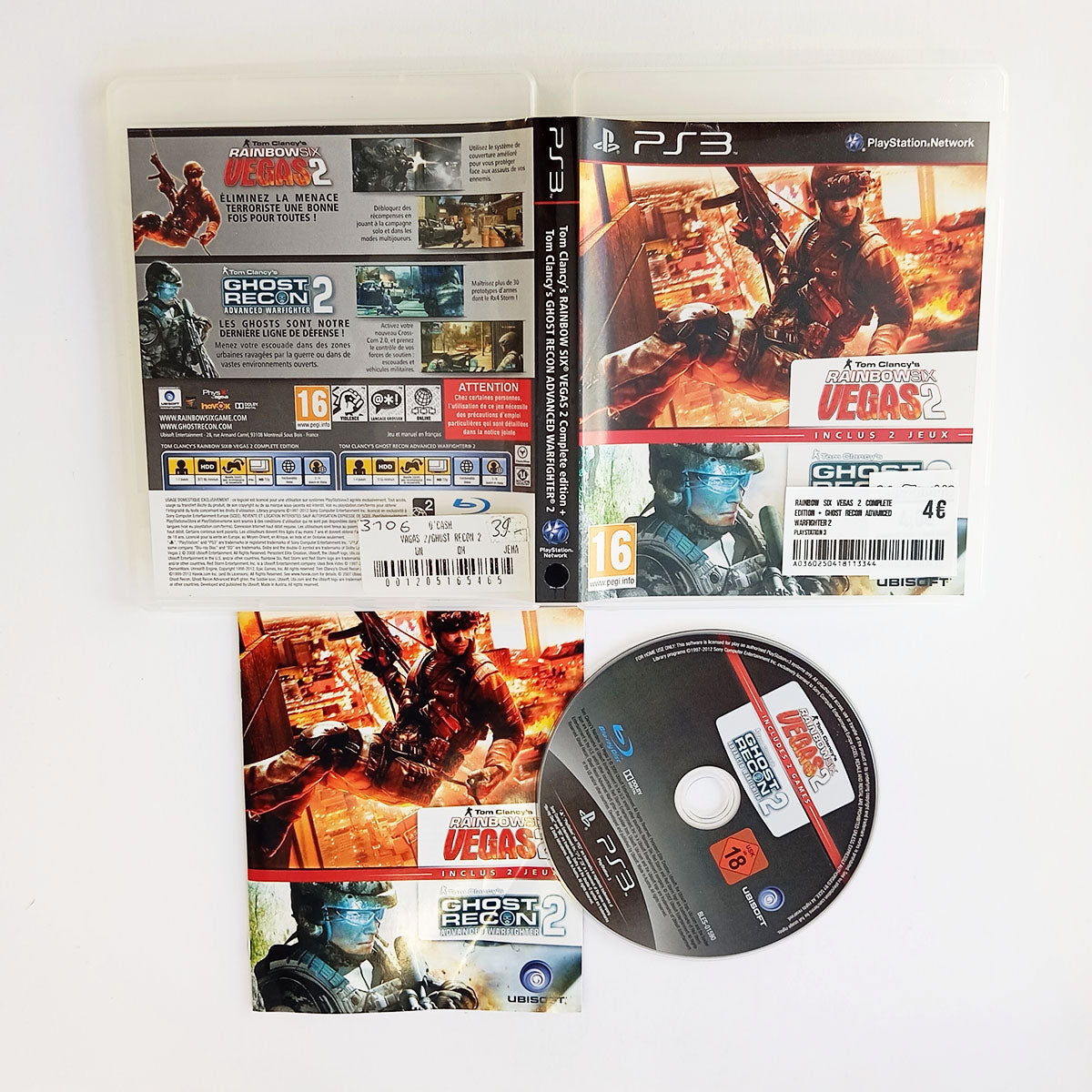 Rainbow Six Vegas 2 Complete Edition + Ghost Recon Advanced Warfighter 2