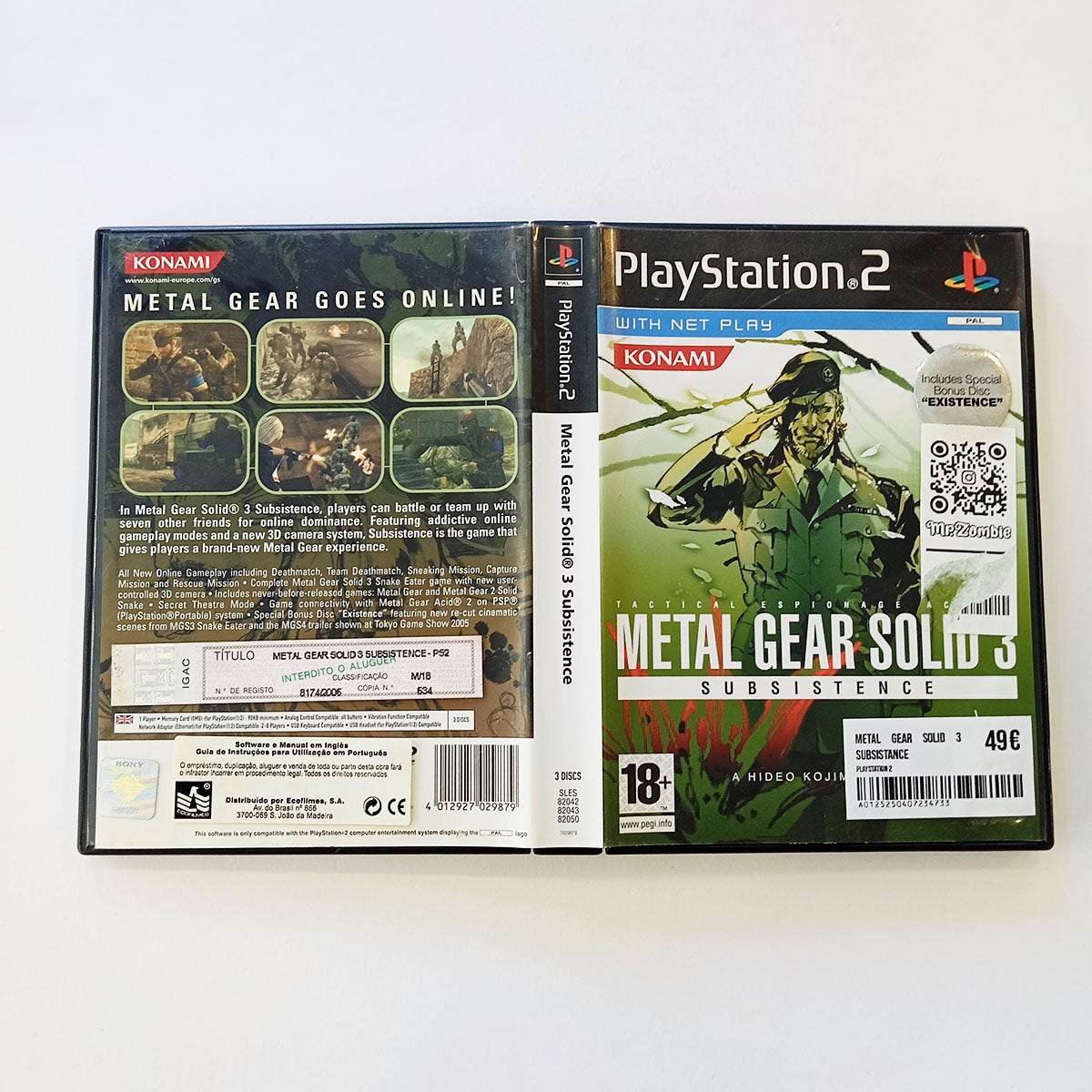 Metal Gear Solid 3 Subsistance