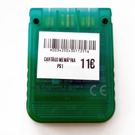 Cartão de Memória PS1