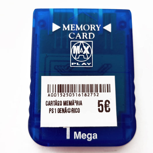 Cartão de Memória PS1 Genérico