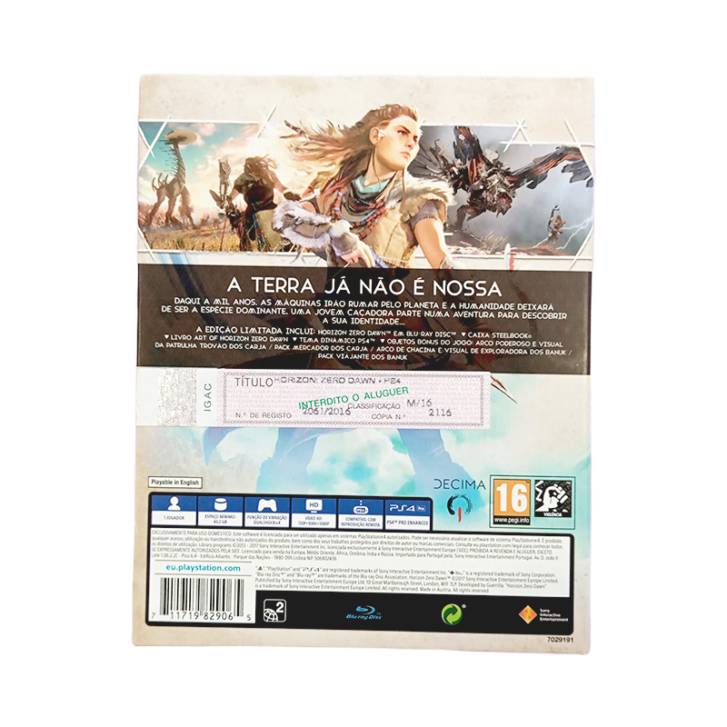 Horizon Zero Dawn Edição Limitada