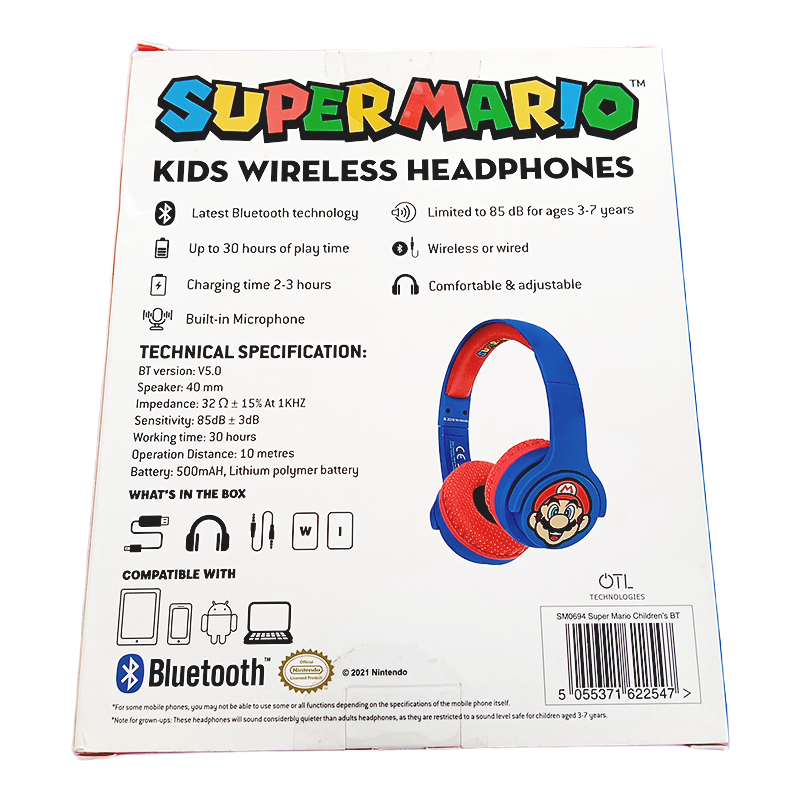 Supermario Wireless Headphones