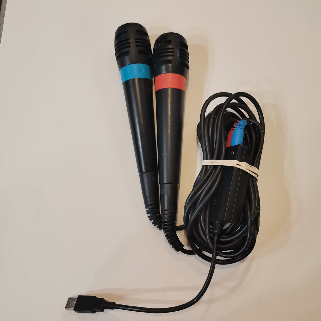 PS2 Official Singstar Microphones Wired