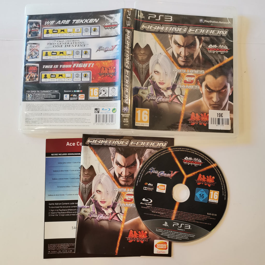 Fighting Edition: Tekken 6 + Tekken Tag Tournament 2 + Soulcalibur V